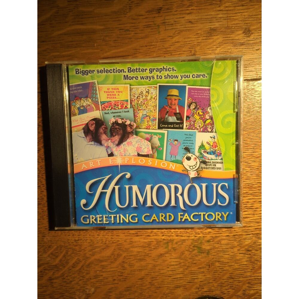 Art Explosion Humorous Greeting Card Factory Cd Rom